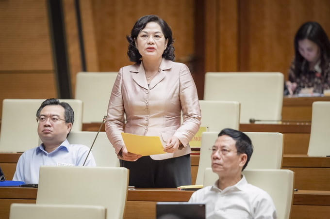 Về tiếp cận tín dụng, Thống đốc Nguyễn Thị Hồng cho rằng, vấn đề cần phải được mổ xẻ, phân tích nguyên nhân mới có giải pháp đúng. (Ảnh: SBV)