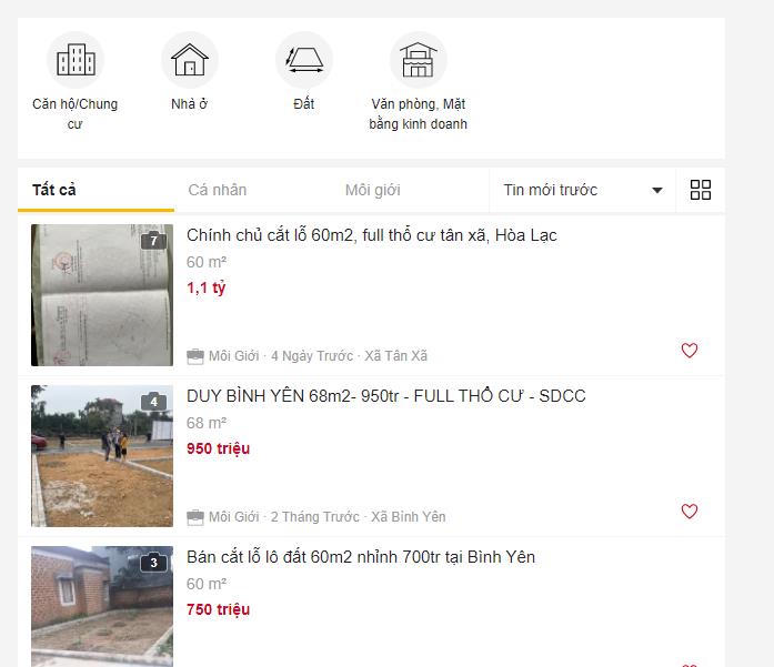 Hậu 'sốt đất': Xuất hiện tình trạng bỏ cọc,cắt lỗ, nhiều 'điểm nóng' giá bán bất động sản lao dốc