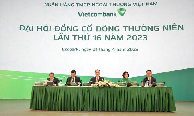 Vietcombank đã tổ chức đại hội đồng cổ đông thường niên 2023 tại tỉnh Hưng Yên.