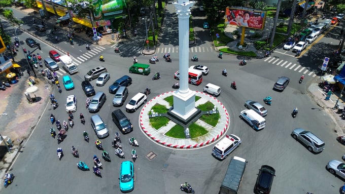 Nút giao Ngã sáu Nguyễn Tri Phương. Ảnh: Ni Na&nbsp;