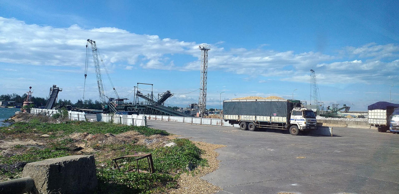 Cảng Cửa Việt, tỉnh Quảng Trị. (Ảnh: Đình Huân) &nbsp;