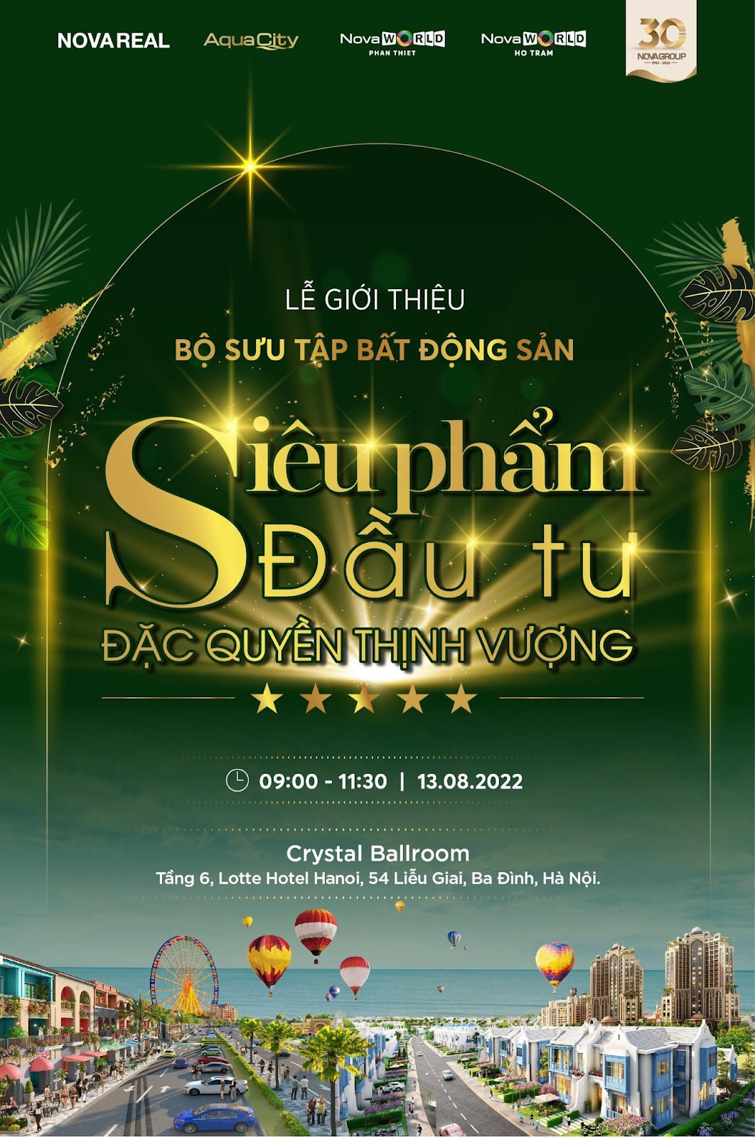Lễ giới thiệu BST bất động sản “Siêu phẩm đầu tư - Đặc quyền thịnh vượng” hứa hẹn đem đến nhiều thông tin đắt giá cho nhà đầu tư &nbsp;