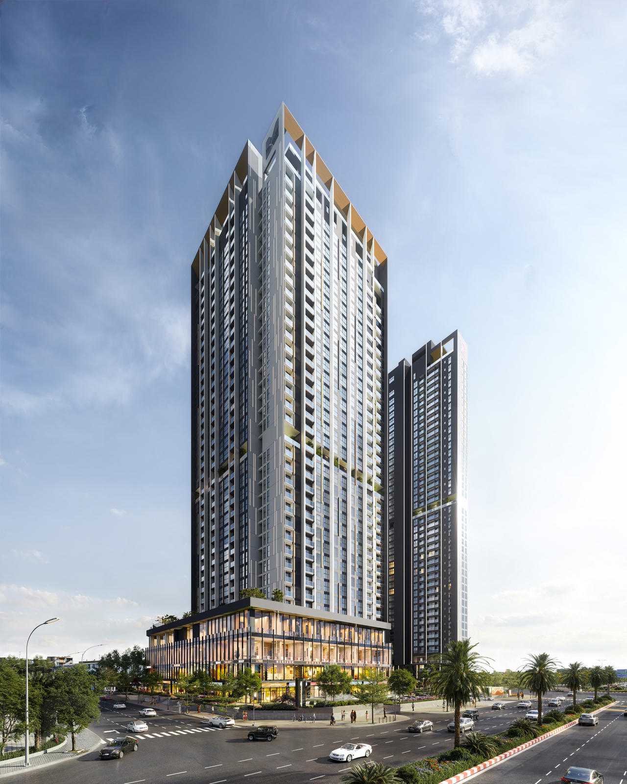 Những đường nét phương dọc mạnh mẽ – thanh thoát, đều đặn, đầy sinh khí ấn tượng tại The Matrix One Premium &nbsp;