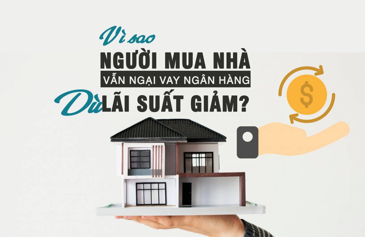 Vì sao người mua nhà vẫn “ngại” vay ngân hàng dù lãi suất đã giảm?