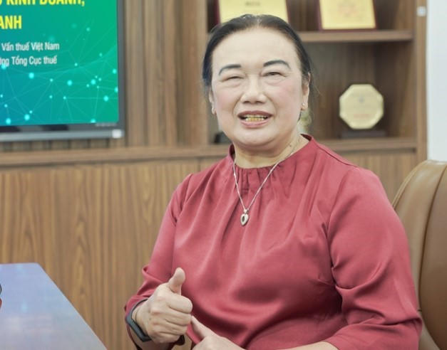 Bà Nguyễn Thị Cúc, Nguyên Phó Tổng Cục trưởng Tổng Cục Thuế, Chủ tịch Hội Tư vấn Thuế Việt Nam. &nbsp;