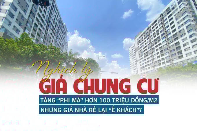Nghịch lý: Giá chung cư tăng “phi mã” hơn 100 triệu đồng/m2 nhưng nhà giá rẻ lại “ế khách”?