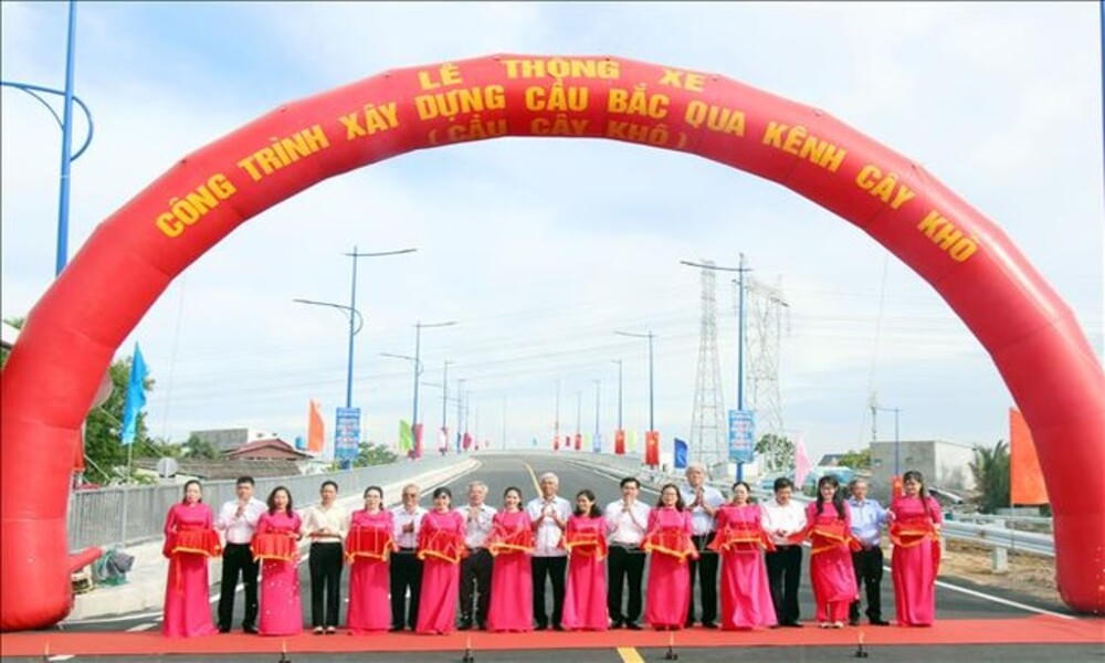 Khánh thành Cầu Cây Khô giúp nối liền hai huyện phía Nam TP. HCM