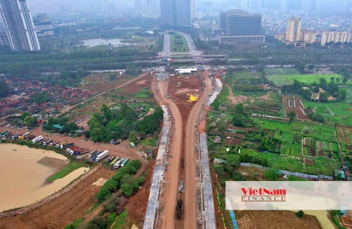 Toàn cảnh tuyến đường 700 tỷ kết nối loạt khu đô thị ở Nam Từ Liêm - Hà Đông