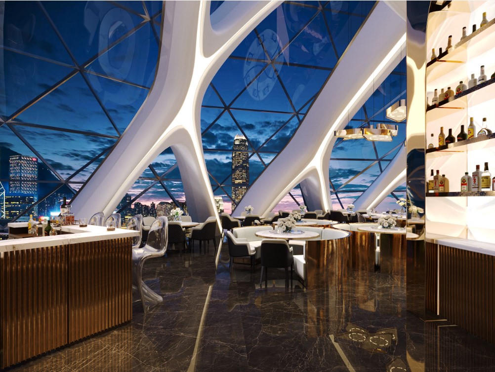 Nếu văn hóa giao thương được thổi hồn vào sàn trung tâm thương mại rộng 4.500m2 thì văn hóa ẩm thực lại được đưa lên khu Foodcourt hay Sky Bar đẳng cấp &nbsp;