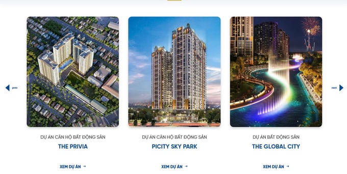 Các dự án của Sen Group &nbsp;
