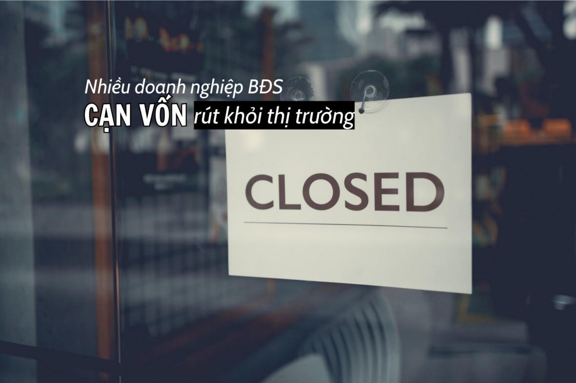 Nhiều doanh nghiệp BĐS cạn vốn rút khỏi thị trường