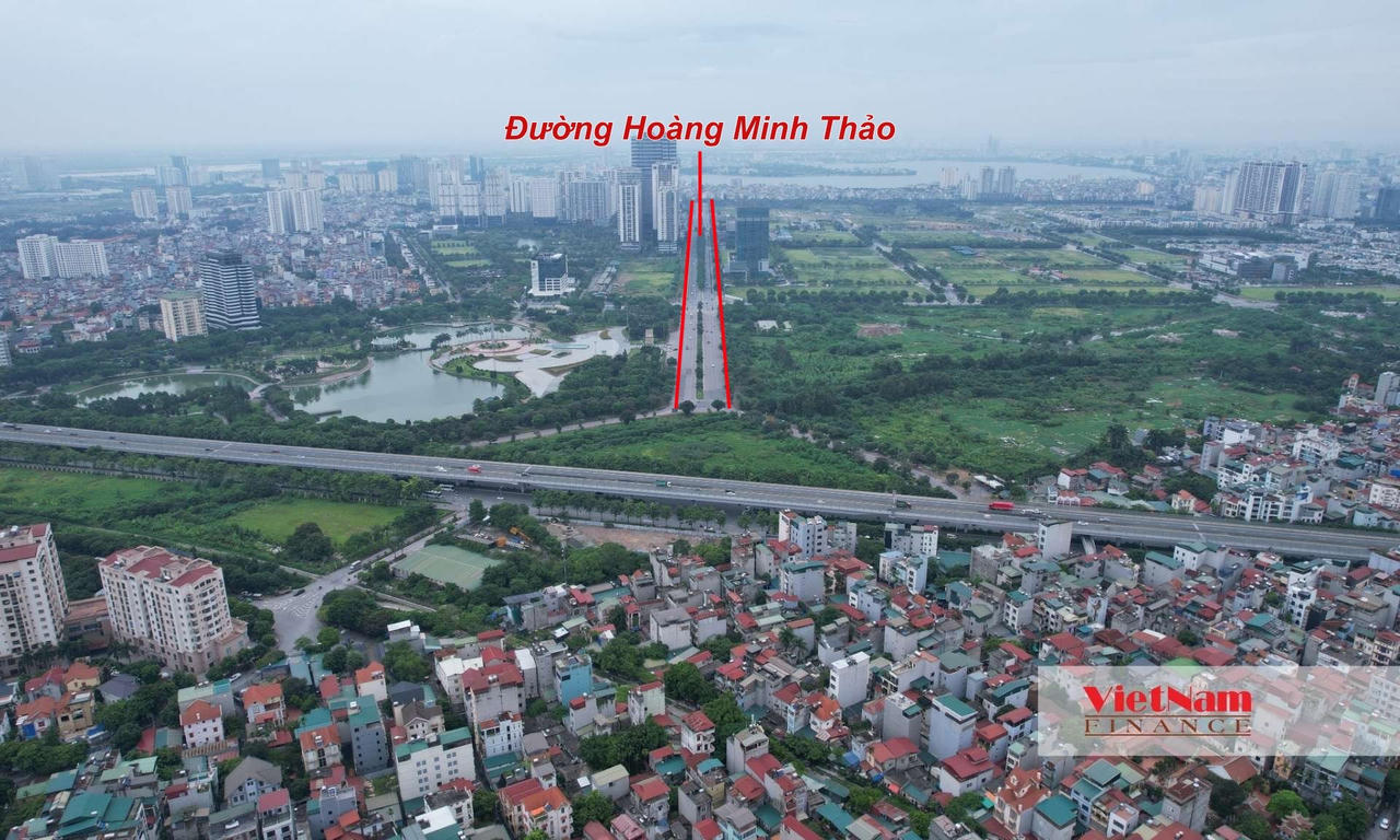Toàn cảnh trục Tây Thăng Long kết nối 5 quận, huyện phía tây Hà Nội