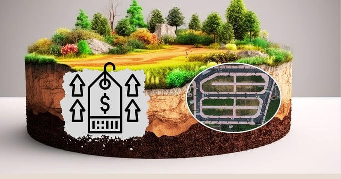 Theo các chuyên gia, việc đấu giá đất có nguy cơ trở thành một thị trường đầu cơ mới thay vì tạo thêm nguồn cung mới cho người thực sự có nhu cầu. Ảnh: Internet &nbsp;