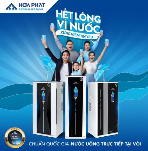 Điện máy Xanh và Hòa Phát hợp tác chiến lược phân phối máy lọc nước, sản phẩm điện gia dụng 