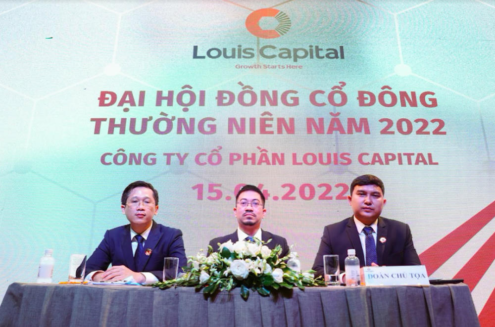 &nbsp;ĐHĐCĐ thường niên năm 2022 của&nbsp;Công ty CP Louis Capital. Ảnh: TGG &nbsp;