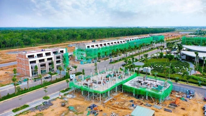 Một góc dự án Gem Sky World có quy mô 92,2 ha tại Long Thành, tỉnh Đồng Nai của Đất Xanh. &nbsp;