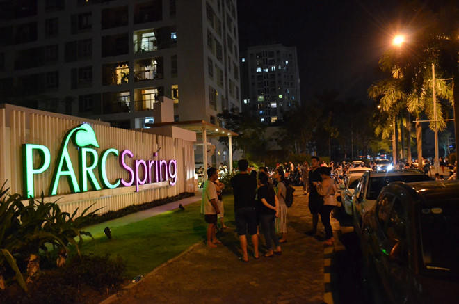 Cháy tại chung cư Parc Spring ở Sài Gòn
