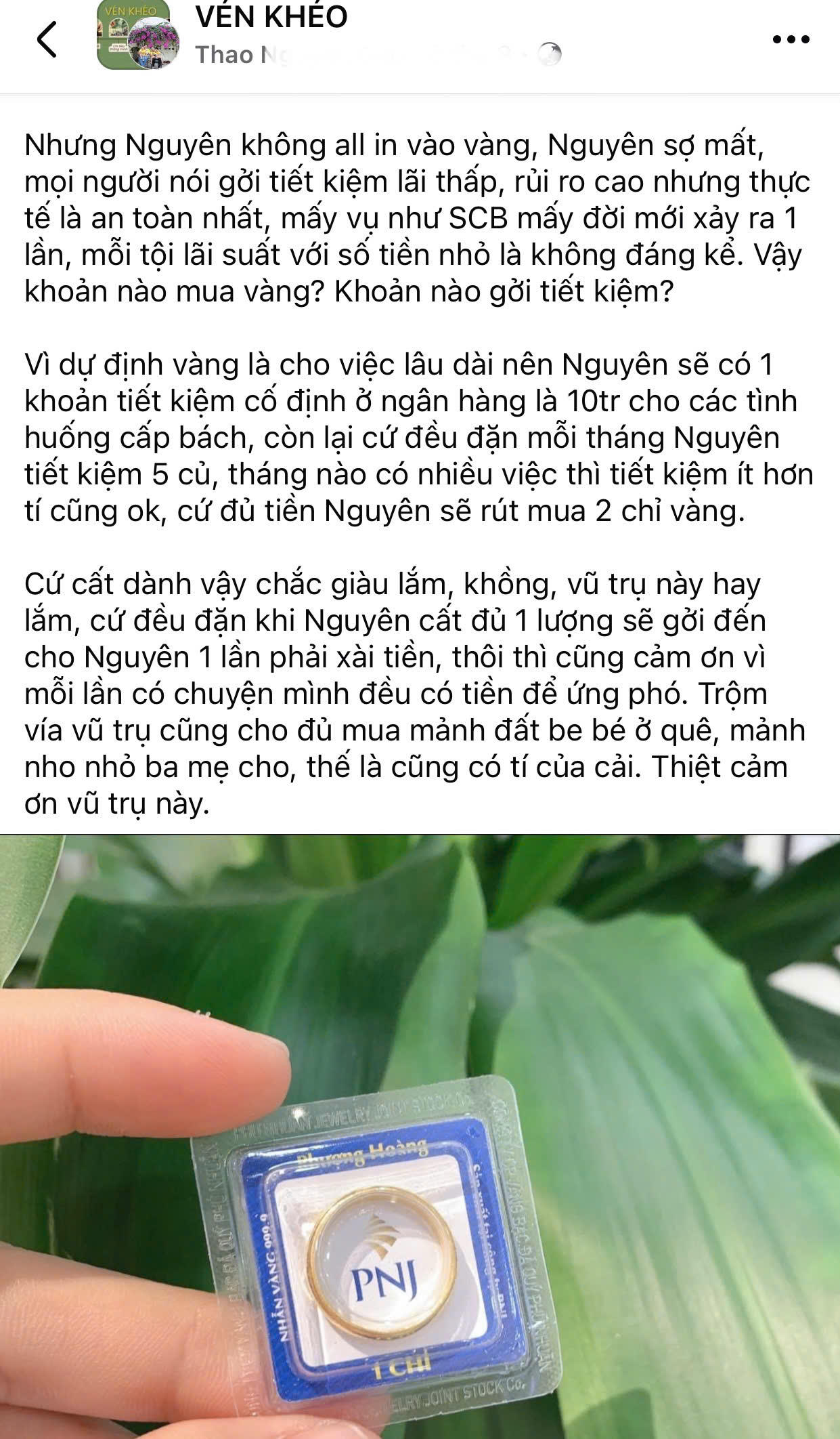 Vị độc giả chia sẻ cách đầu tư của mình khi mỗi tháng chỉ tiết kiệm được 5 triệu đồng