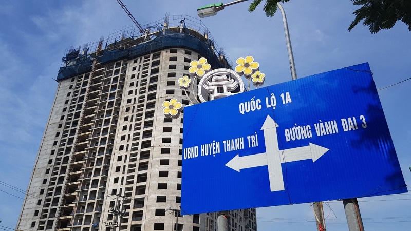 Dự án Dragon Riverside Tincom Pháp Vân được xây dựng trên khu “đất vàng” tại Hà Nội vẫn “đâu nằm đấy” suốt hơn 10 năm &nbsp;