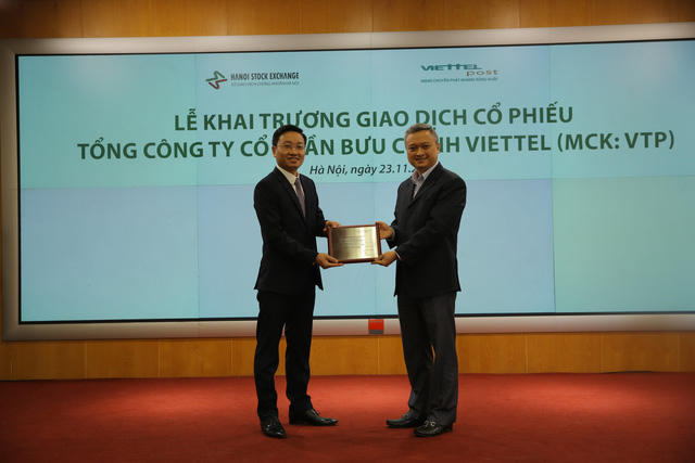 Viettel Post chào sàn UPCom với giá 68.000 đồng/cổ phiếu