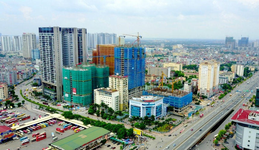 Một km gánh nghìn căn hộ: 'Điểm đen' quá tải mới ở Hà Nội