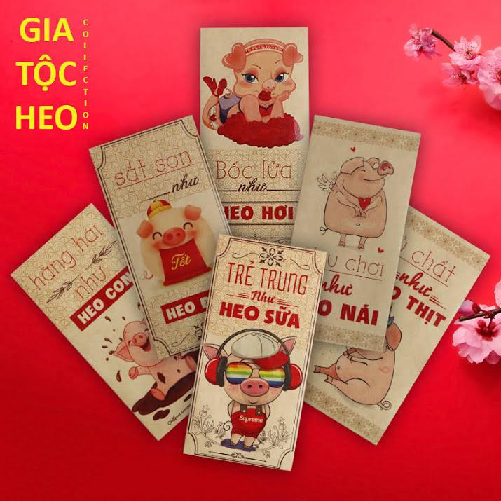 Những bao lì xì độc ăn khách trong năm con lợn
