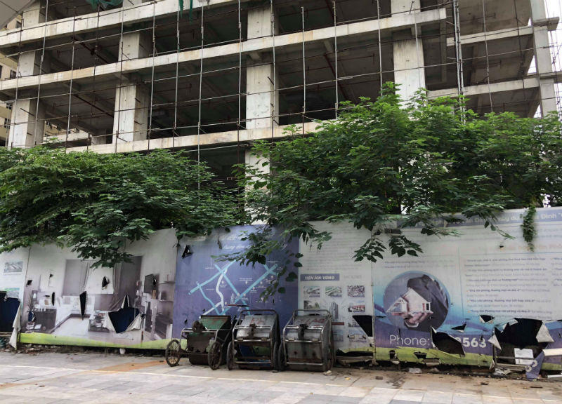 Tháp căn hộ 5 sao, 1 thập kỷ bỏ hoang trên đất vàng Hà Nội