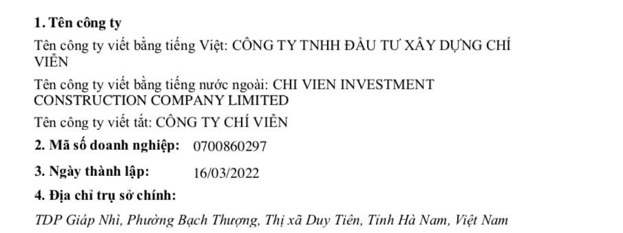 Tiền thân của Công ty TNHH Đầu tư Phát triển Hạ tầng KCN Thanh Bình là Công ty TNHH Đầu tư xây dựng Chí Viễn, có trụ sở tại TP Phủ Lý, Hà Nam (nay là tỉnh Ninh Bình).