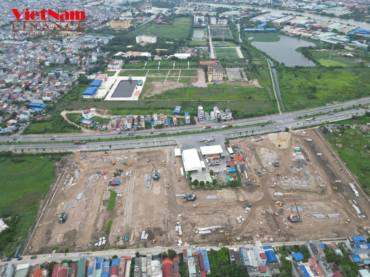 Dự án Golden Point đang triển khai thi công hạ tầng kỹ thuật.