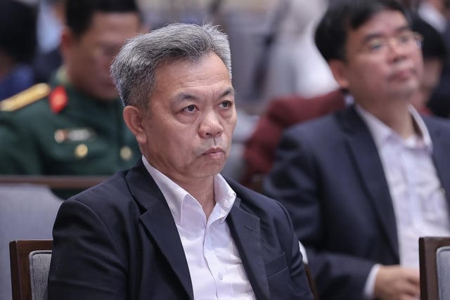 Ông Nguyễn Văn Thanh Huy, Phó Tổng giám đốc Tổng công ty Becamex :Lãi vay cho người lao động vẫn còn cao và thời gian vay cho người lao động còn ngắn - Ảnh VGP/Nhật Bắc