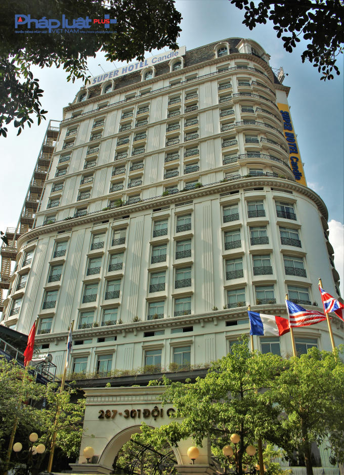 Khách sạn Candel, số 287 – 301 Đội Cấn, Liễu Giai, Ba Đình (Công ty CP TMDV tổng hợp Hai Bà Trưng) có hệ thống cung cấp LPG không đảm bảo