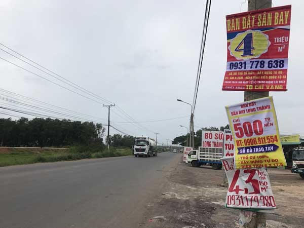 Khi 'cò' thao túng thị trường đất sân bay Long Thành
