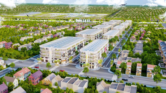 Phối cảnh dự án Long Phát Residence do các môi giới chia sẻ trên các phương tiện truyền thông &nbsp;