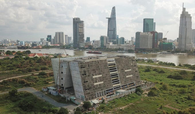 Hiện trạng&nbsp;trung tâm triển lãm Thủ Thiêm - Nguồn: VnExpress