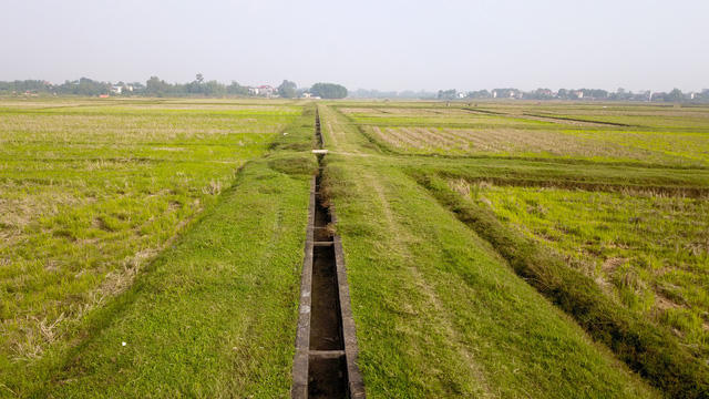 Toàn cảnh khu đất 100 ha dự kiến làm trường đua ngựa tại Hà Nội