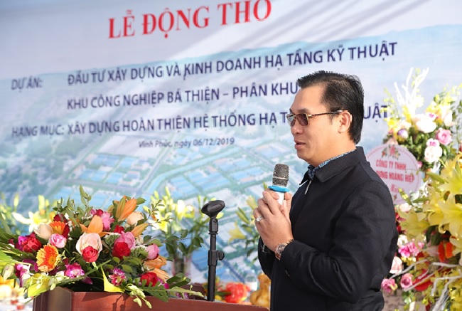 HDTC khởi công Dự án khu công nghiệp Bá Thiện tỉnh Vĩnh Phúc