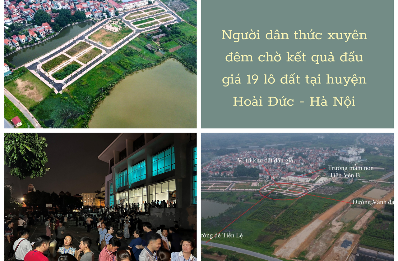 Longform: Phía sau những cơn sốt đấu giá đất tại huyện vùng ven Hà Nội