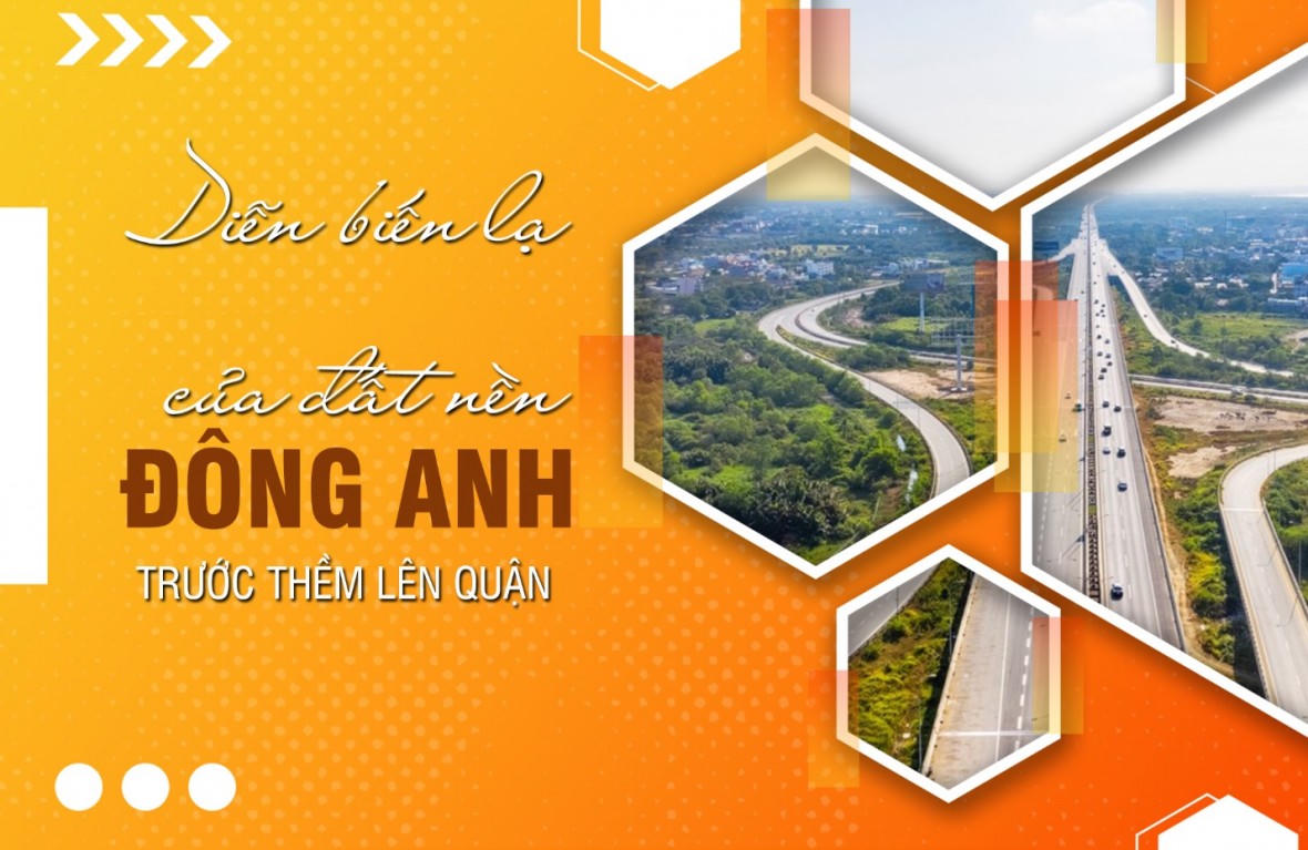 Diễn biến lạ của đất nền huyện Đông Anh trước thềm lên quận
