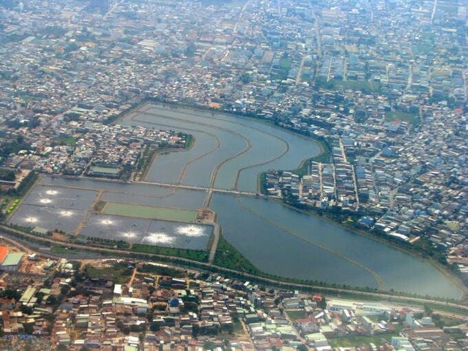 Một vị trí sẽ xây dựng nhà máy nước thải