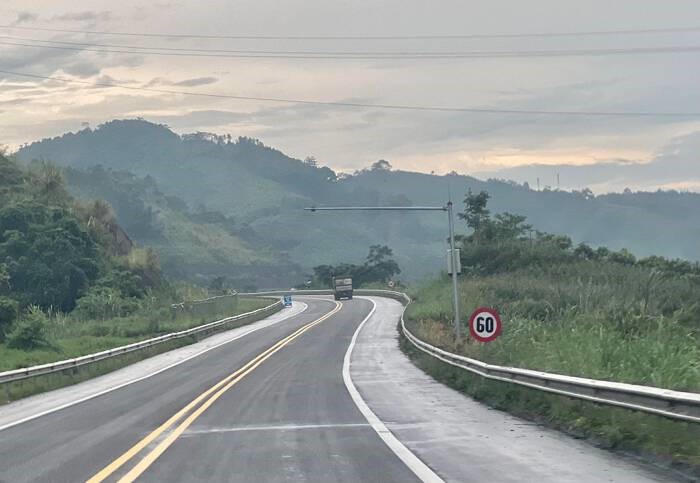 Một đoạn cao tốc Nội Bài - Lào Cai. &nbsp;