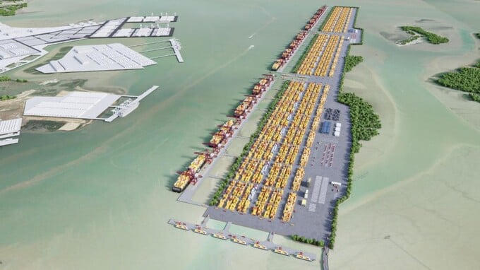Việc đầu tư xây dựng Cảng trung chuyển quốc tế Cần Giờ được đặt trong lợi ích, chiến lược phát triển kinh tế biển của cả nước. Ảnh: Internet &nbsp;
