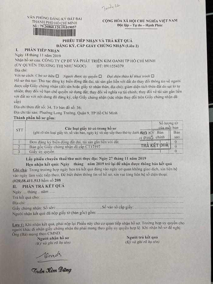 Công ty Kim Oanh lên tiếng về dự án Singa City bị tố đem thế chấp ngân hàng