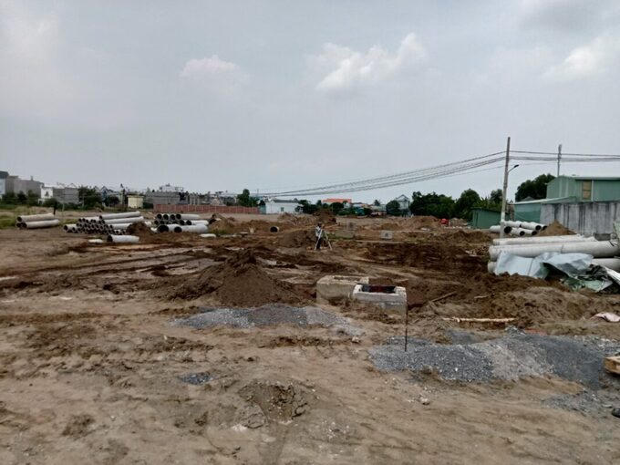 Một góc dự án khu dân cư An Phú Sinh.