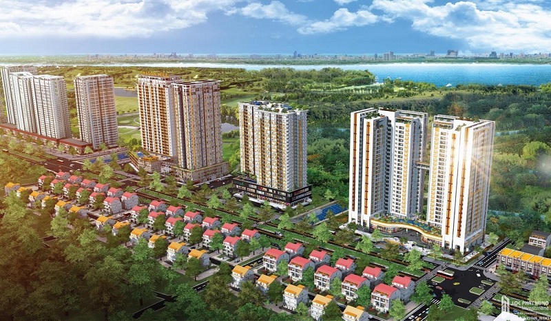 Phối cảnh dự án Dragon City do Địa ốc Phú Long làm chủ đầu tư. &nbsp;