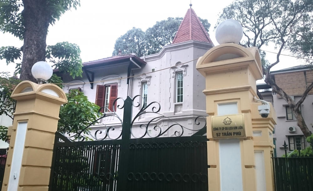 Biệt thự Pháp cổ 2.000 m2 giữa phố lớn Hà Nội của tập đoàn Bầu Thụy