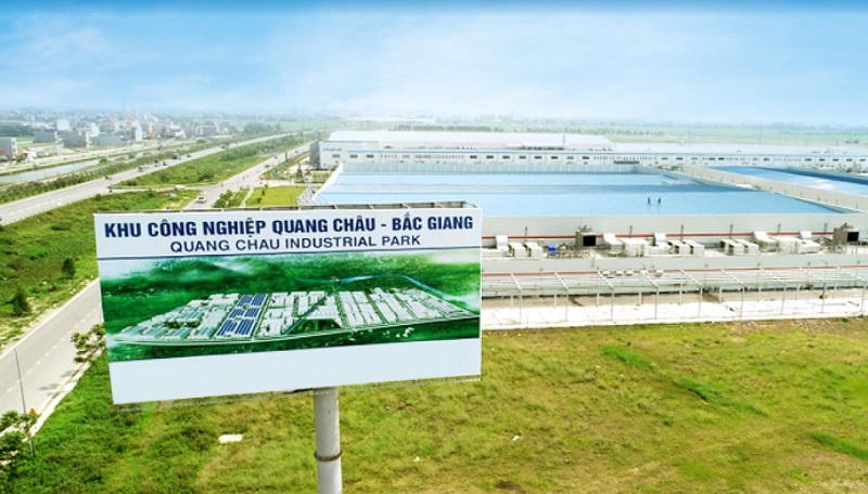 Khu công nghiệp (KCN) Quang Châu tỉnh Bắc Giang. &nbsp;