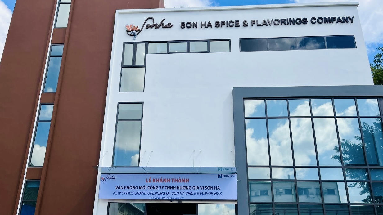 Trụ sở tại Bắc Ninh của Công ty Hương Gia vị Sơn Hà (Son Ha Spice & Flavorings Company).