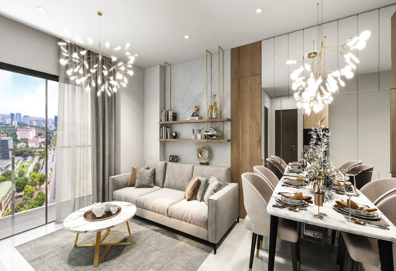 Phối cảnh căn hộ T&T Victoria &nbsp; &nbsp;