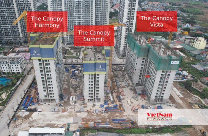 Hà Nội: Cận cảnh tiến độ dự án The Canopy Residences tại Vinhomes Smart City