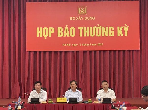 Bộ Xây dựng họp báo thường kỳ ngày 13/6. &nbsp;